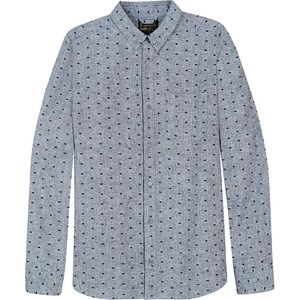 United by Blue Men's Bison Print Button Down Long Sleeve Shirt
